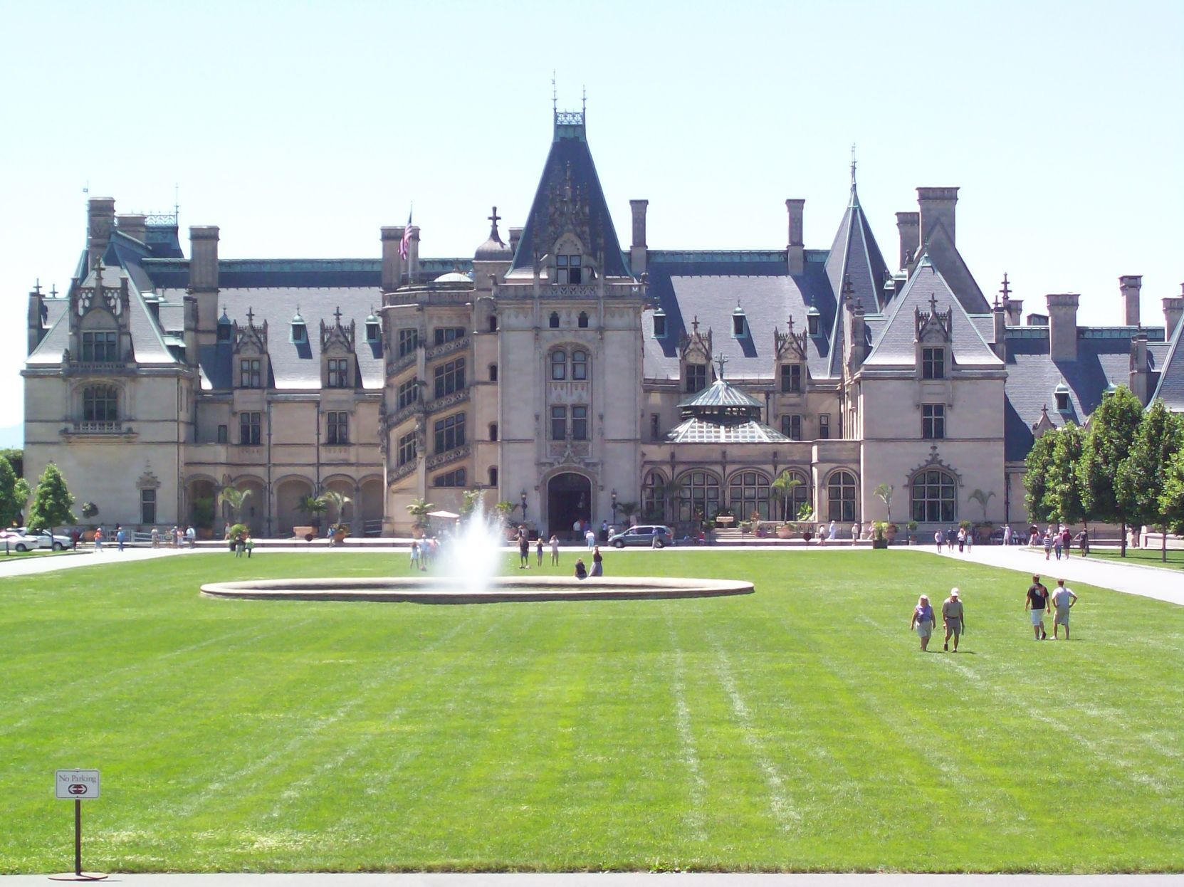 Biltmore castle in the sky